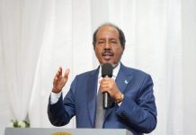 Xasan Shiikh oo Mareykanka kala hadlay dagaalka AS